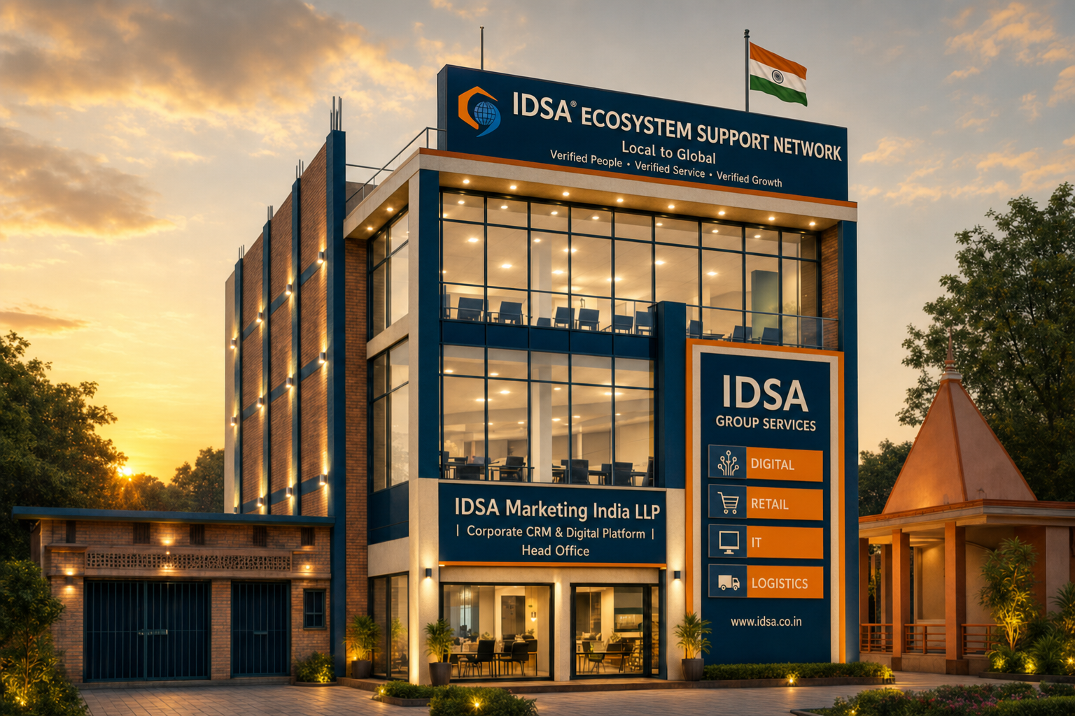 Completed head office — ecosystem HQ vision — 2031